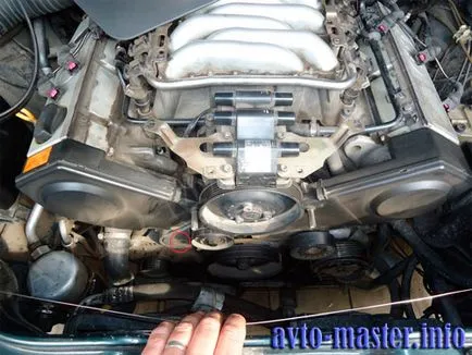 Cseréje a vezérműszíj Audi C4 2