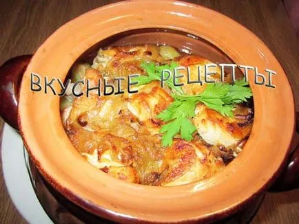 Pot sült csirkével - recept fotó, finom receptek