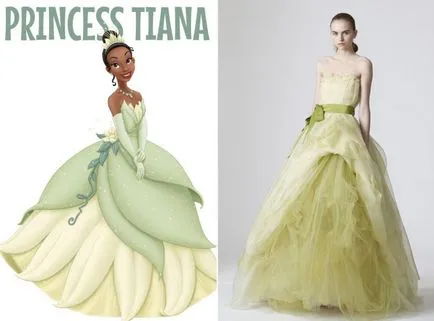 10 esküvői ruha a lányok, akik szeretnének keresni, mint a hercegnők Disney