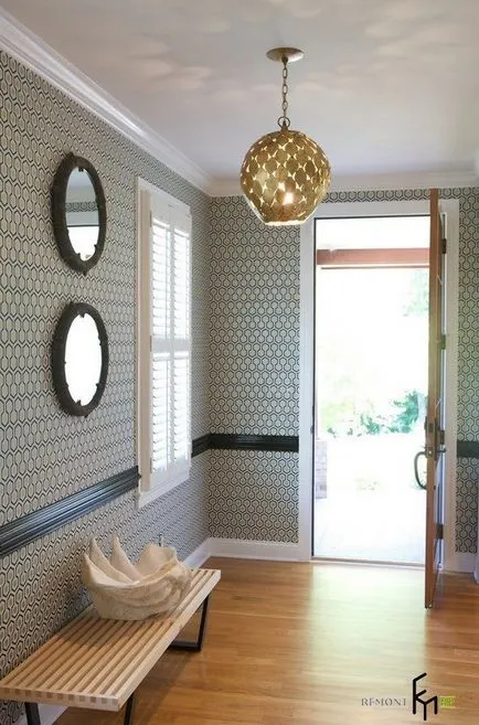 100 legjobb ötletek tapéta design előszoba és folyosó a fotó