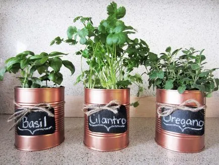 17 érdekes ötlet a design virágcserepek kezük