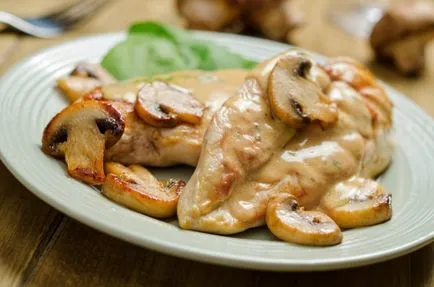 8. Az eredeti recept csirke tejszínes mártásban (fotó) 8. Az eredeti recept csirke tejszínes mártásban