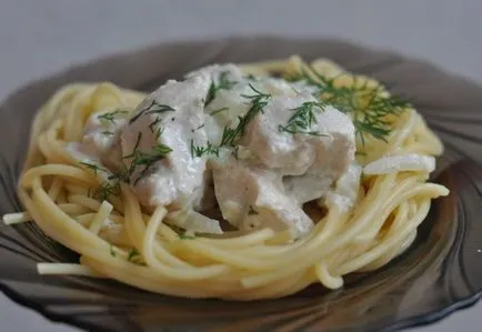 8, az eredeti recept csirke tejszínes mártással (az otthon) 8. Az eredeti recept csirke tejszínes mártásban