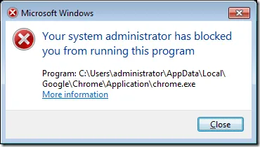 AppLocker a Windows 7