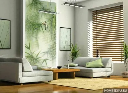 Bamboo a belső (19 fotó), hogyan kell használni a bambusz a design a lakás (fotó) Bamboo a belső (19 fotó), hogyan kell használni a bambusz a design a lakás