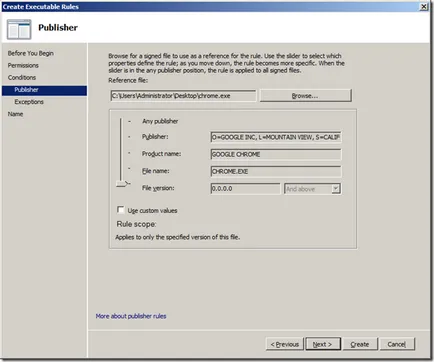 AppLocker a Windows 7