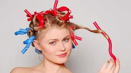 Curlers bumeráng hogyan kell használni őket - fénykép és videó használati