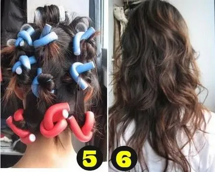Curlers bumeráng hogyan kell használni őket - fénykép és videó használati