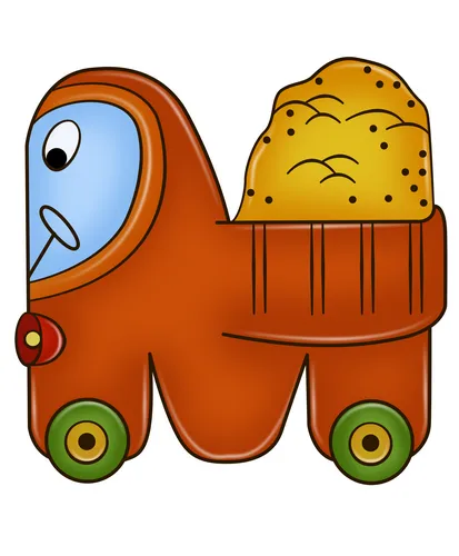 A betűk képek gyerekek