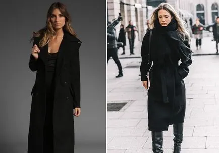 C, mint rajta egy fekete kabát Photo 2018 képek trendek