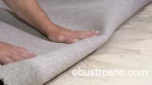 A linóleum ragasztott a padlóra, OSB és egyéb bevonatok