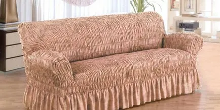 Slipcover kanapé és szék sokoldalú és rugalmas szalag - hogyan kell varrni a saját kezét a ruhákat minták vagy