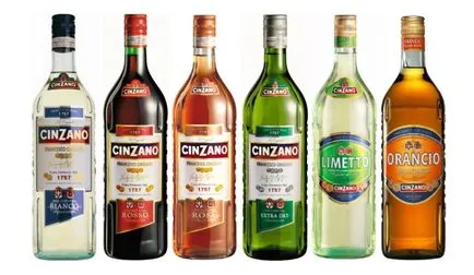 Cinzano történelem, típus, leírás vermut és csillogó márka