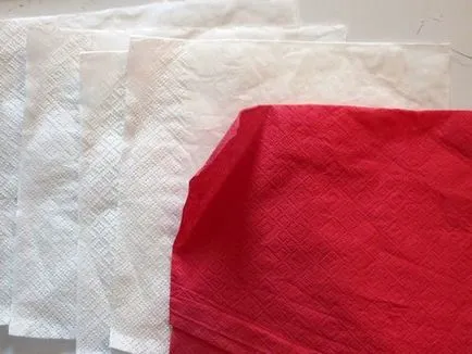 Hogyan tegyük egy szalvétát a betét