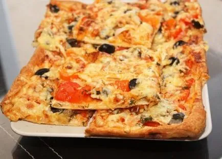 Házi pizza 3 leggyorsabban számláló (pizza) Házi pizza 3 leggyorsabb recept