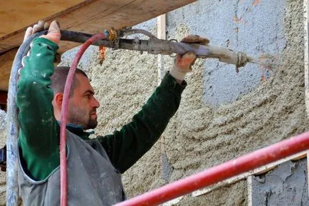 Befejező dekoratív vakolat homlokzati Befejező dekoratív vakolat homlokzati