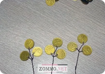 Pénz fa kezüket vágások