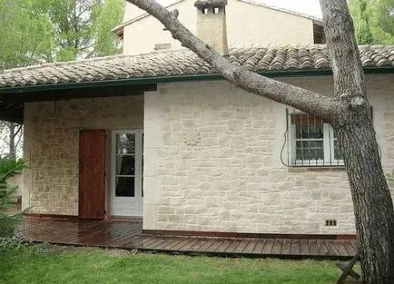 Befejező dekoratív vakolat homlokzati