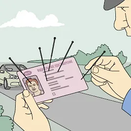 Milyen értékeket kell a címkét a vezető az autó jobb, bal közlekedési rendőrség (mi) Milyen értékeket kell a címkét a vezető az autó jobbra, balra a közlekedési rendőrök