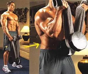 Hogyan lehet letölteni bicepsz otthon férfi