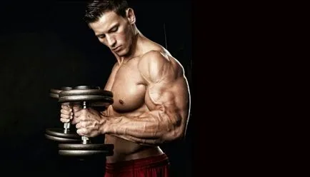 Hogyan kell építeni a bicepsz súlyzó, súlyzók otthon