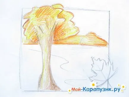 Hogyan kell felhívni a ceruzát ősszel fokozatosan