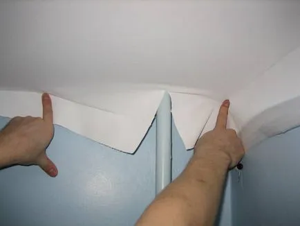 Hogyan húzza az álmennyezet video, hideg utat a saját kezét, hogy mennyi időt,