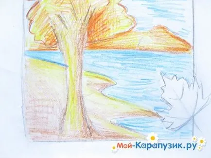 Hogyan kell felhívni a ceruzát ősszel fokozatosan