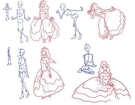 Hogyan kell felhívni Princess ceruza szakaszaiban