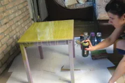 Hogyan upgrade egy régi asztal kezével bizonyos funkciókat (fotó és videó) (táblázat frissítés old) Hogyan upgrade egy régi asztal kezével bizonyos funkciókat (fotó és videó)