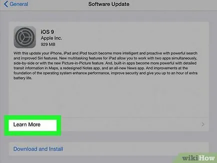 Hogyan frissítsen ios ipad