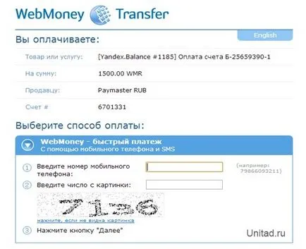 Hogyan kell fizetni Yandex Közvetlen feltöltés révén reklám Yandex