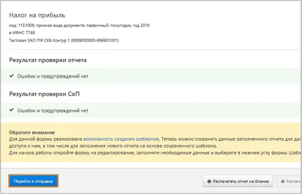 Hogyan küldjön jelentést - Tax Service