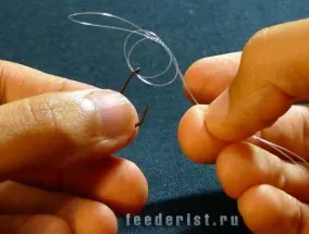 Hogyan lehet lekötni egy halászati ​​horog - halászat a feeder