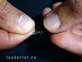 Hogyan lehet lekötni egy halászati ​​horog - halászat a feeder
