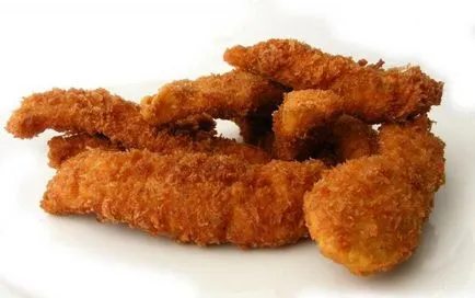 Főzni stripsy mint KFC recept és fotó (stripsy) Főzni stripsy mint KFC recept és fotó