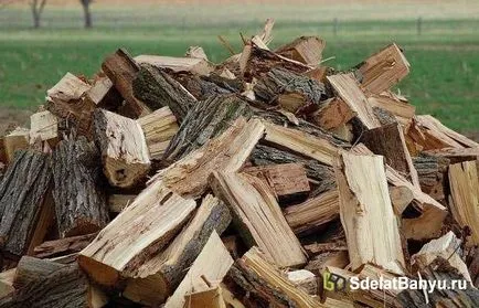 Hogyan hő fürdő tűzifa minden lépést a tisztító gőz a kemencébe gyújtós