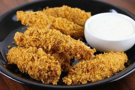 Főzni stripsy mint KFC recept és fotó (stripsy) Főzni stripsy mint KFC recept és fotó