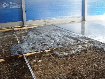 Hogyan készítsünk egy betonon - a padló betonból