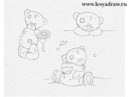 Hogyan rajzoljunk egy Teddy Bear