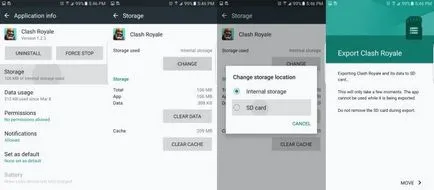 Hogyan készítsünk egy alkalmazás telepítése a memóriakártyára android