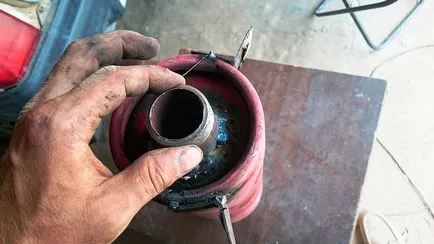 Hogyan készítsünk egy kipufogódob egy autó a kezével a gyártó utasításainak