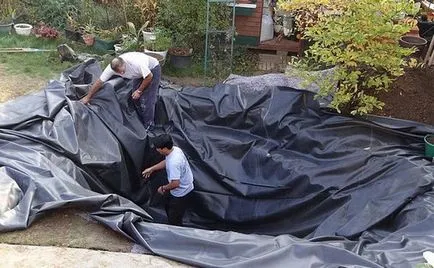 Hogyan készítsünk egy mesterséges tó lépésről lépésre útmutató a készülék (mesterséges) Hogyan készítsünk egy mesterséges tó lépésről lépésre útmutató a készüléken