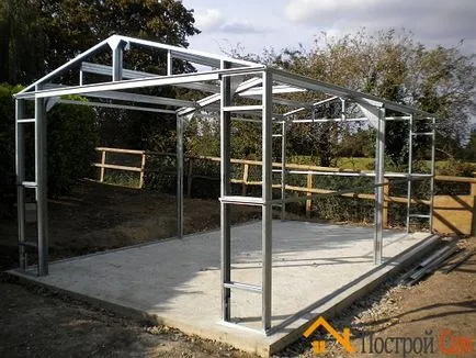 Hogyan készítsünk egy garázs készült hullámkarton kezeddel kalauz fotókkal (fólia) Hogyan készítsünk egy garázs készült hullámkarton kezeddel útmutató fotókkal