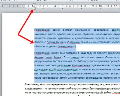 Hogyan behúzni a Word