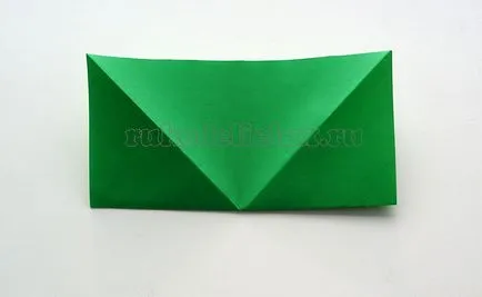 Hogyan készítsünk egy béka papírból lépésről lépésre fotókkal