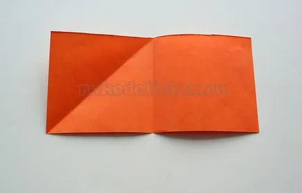 Hogyan készítsünk egy béka papírból lépésről lépésre fotókkal