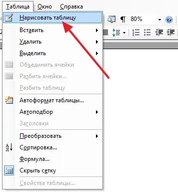 Hogyan készítsünk egy táblázatot a Word, asztal egy szót (egy táblázat, amely a Word) Hogyan készítsünk egy táblázatot a Word, táblázatok szó
