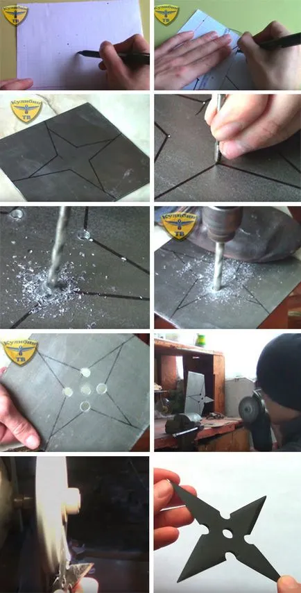 Hogyan készítsünk egy Shuriken vas