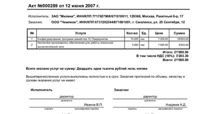 Hogyan hozzunk létre egy jelentést a befejezését a szolgáltatási szerződés